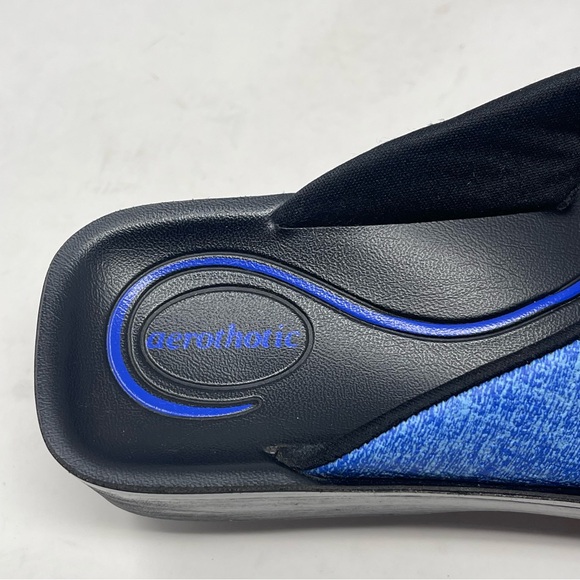 Aerothotic Original Orthotic Comfort Flip Flops Sandals Womens 5 EU 36 Blue - Picture 10 of 13